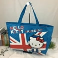thumbnail image 4 of Sanrio Hello Kitty Tote Bag Cartoon Anime Shoulder Bag Large Capacity Canvas Handbag Girls Storage Shopping Casual Beach Bags, 4 of 23