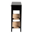 thumbnail image 4 of Baxton Studio Freya Modern Bohemian Black Finished Bayur Wood 1-Drawer Console Table, 4 of 10