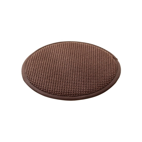 All-Season Thickened Round Cushion 16in Diameter Flock Sponge Support Non-Slip Stool Pad Home Office Meditation Mat