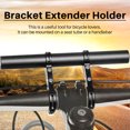 thumbnail image 1 of Handlebar Extension Mount Bicycle Bike Handle Bar Bracket Extender Holder（black）, 1 of 7