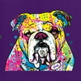 thumbnail image 5 of Wild Bobby Dean Russo Neon Colorful Pug Dog The Bulldog Dog Lover Men Graphic Tank Top, Purple, XX-Large, 5 of 5