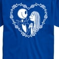thumbnail image 3 of The Nightmare Before Christmas - Jack Sally Heart - Men's Short Sleeve Graphic T-Shirt, 3 of 5