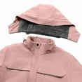 thumbnail image 5 of zfwon Softshell Jackets Mens Waterproof Golf Raincoats Baggy Fashion Windbreaker Jackets Lightweight Zip Up Hooded Coats Outdoor Walking Travelling Hiking Hoodies with Zip Pockets, 5 of 9