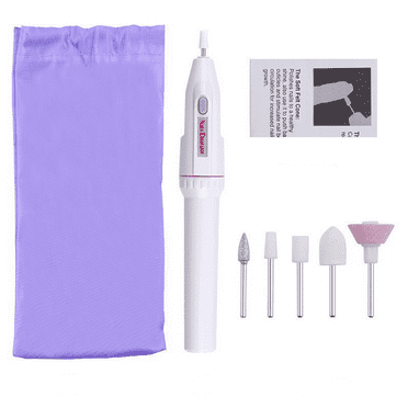 RAGUPEL Professional Nail File,Electric Manicure Kit,Smooth Nail Care Tool,Easy to Use with 5 Attachments