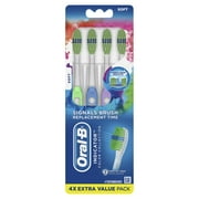 Oral-B Indicator Color Collection Manual Toothbrush, Soft, 4 Ct
