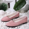 thumbnail image 5 of Rvasteizo Womens Closed Toe Closed Heel Shoes Solid Pull-On Lazy Flat Summer, 5 of 5