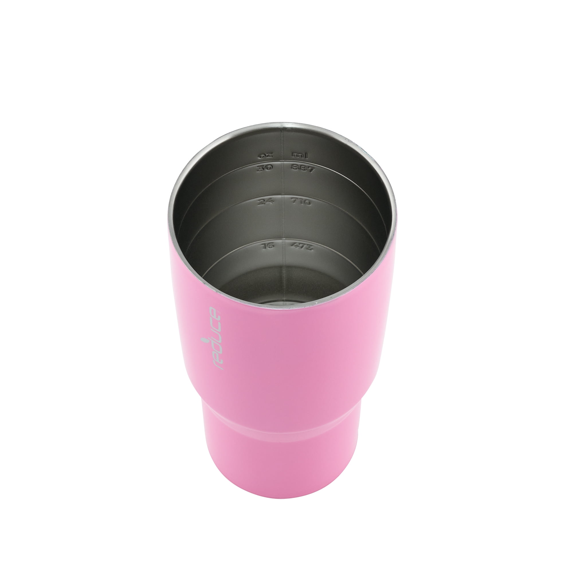 Reduce Cold1 34 oz Tumbler with Lid and Straw, 2 Pack Pink Cotton & Glacier
