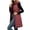 Wine, variant on Womens Quilted Vest Lightweight Plus Size Puffer Hooded Full Zipper Gilets Sleeveless Padded Warm Jackets Winter Outerwear Layer Vest for Travel Hiking Daily Wear