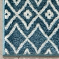 thumbnail image 3 of Well Woven Antalia Hira Moroccan Trellis Geometric Pattern Blue 5'3" x 7'3" Area Rug, 3 of 8