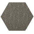 thumbnail image 1 of Furnish My Place Indoor Floor Rug - 9 ft. Hexagon, Neutral, Geometrical Print, Customized Area Rug for Bedrooms, Hallways, Living Rooms, 1 of 6