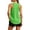 a-81Green13, variant on Womens Solid Color Crew Neck Sleeveless Racerback Tank Top With Ruffled Armhole Trim Curved Hem Casual Loose Fit For Yoga Running Gym Training Casual Outings Dark Purple M