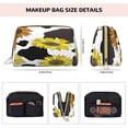 thumbnail image 5 of Gaeub Sunflowers Country Printed Travel Cosmetic Bag,Makeup Bag, Large Capacity Toiletry Bag for Women, Portable Pouch Make Up Organizer with Zipper and Divider, 5 of 8