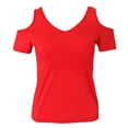 thumbnail image 1 of Tops de baile Yinane Cortas de Baile Cuadrado de Baile rojo SG, 1 of 8