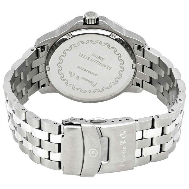Picassoピカソ ウォッチ 腕時計 シルバー Picasso and Co Quartz Silver Dial Men's Watch PWROSLVB - Walmart.com