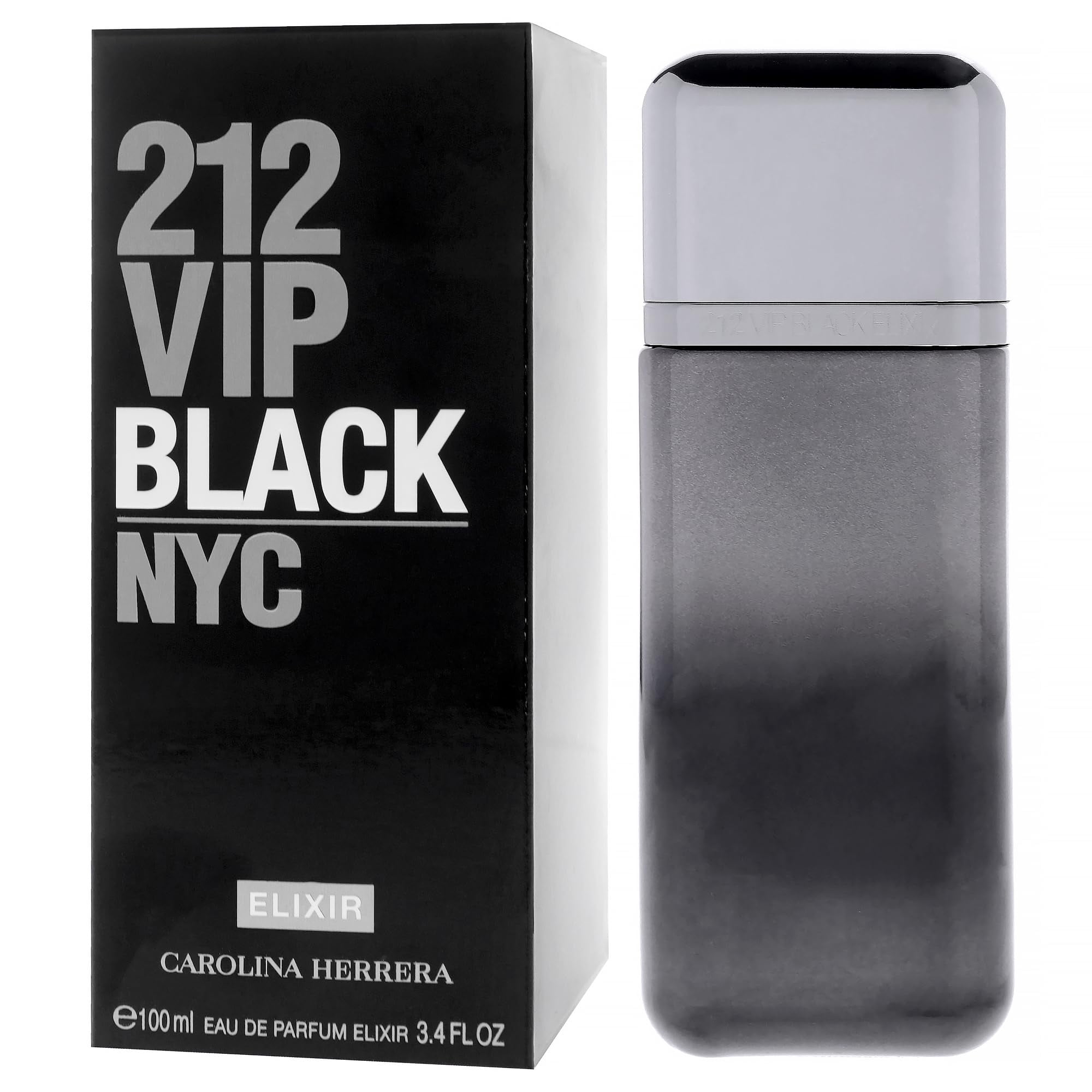 Carolina Herrera Men's 212 Vip Black Elixir EDP Spray 3.4 oz