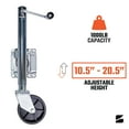 Bastion Distribution 1000 LBs Capacity Swivel Boat Trailer Jack Single
