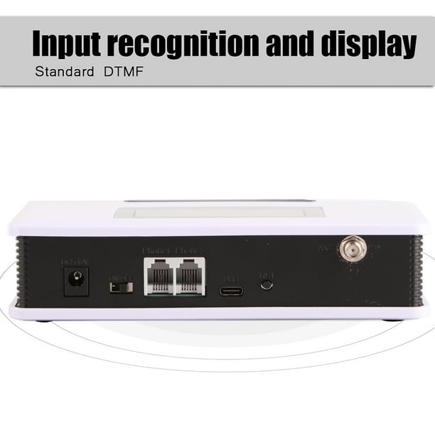Terminal Inalámbrico Terminal Inalámbrico Teléfono GSM de Banda Cuádruple Teléfono Fijo con Conexión LCD Alarma 100-240 V Línea Fija / Alarma / Caja de Grabación