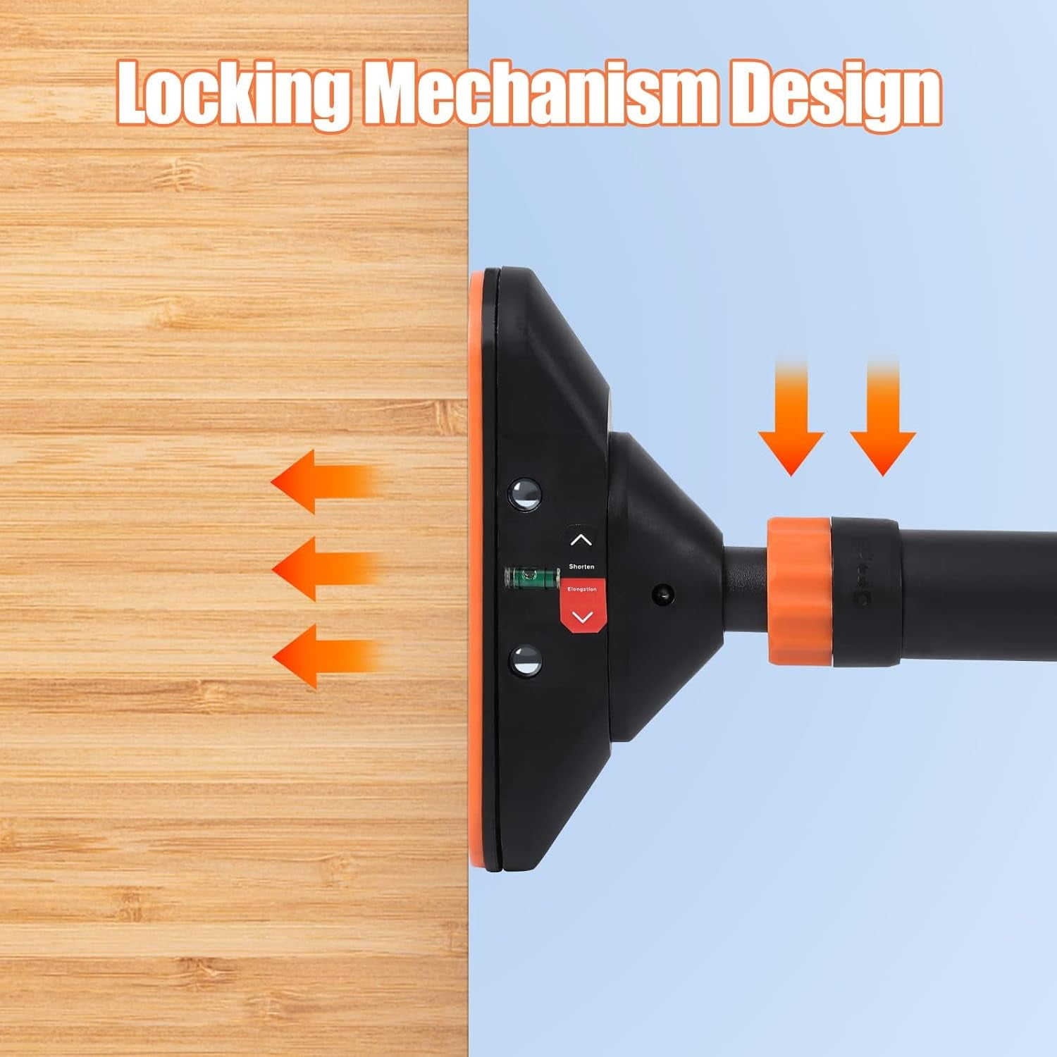 Roromall Pull Up Bar for Doorway - Adjustable No Screws Chin Up Bar for Home Gym, 440 LBS Max Load, with Level Meter & Anti-Slip Design for Strength Training