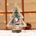 thumbnail image 2 of Adorno de madera navideño YONGSHENG Santa muñeco de nieve 1 pieza, 2 of 4