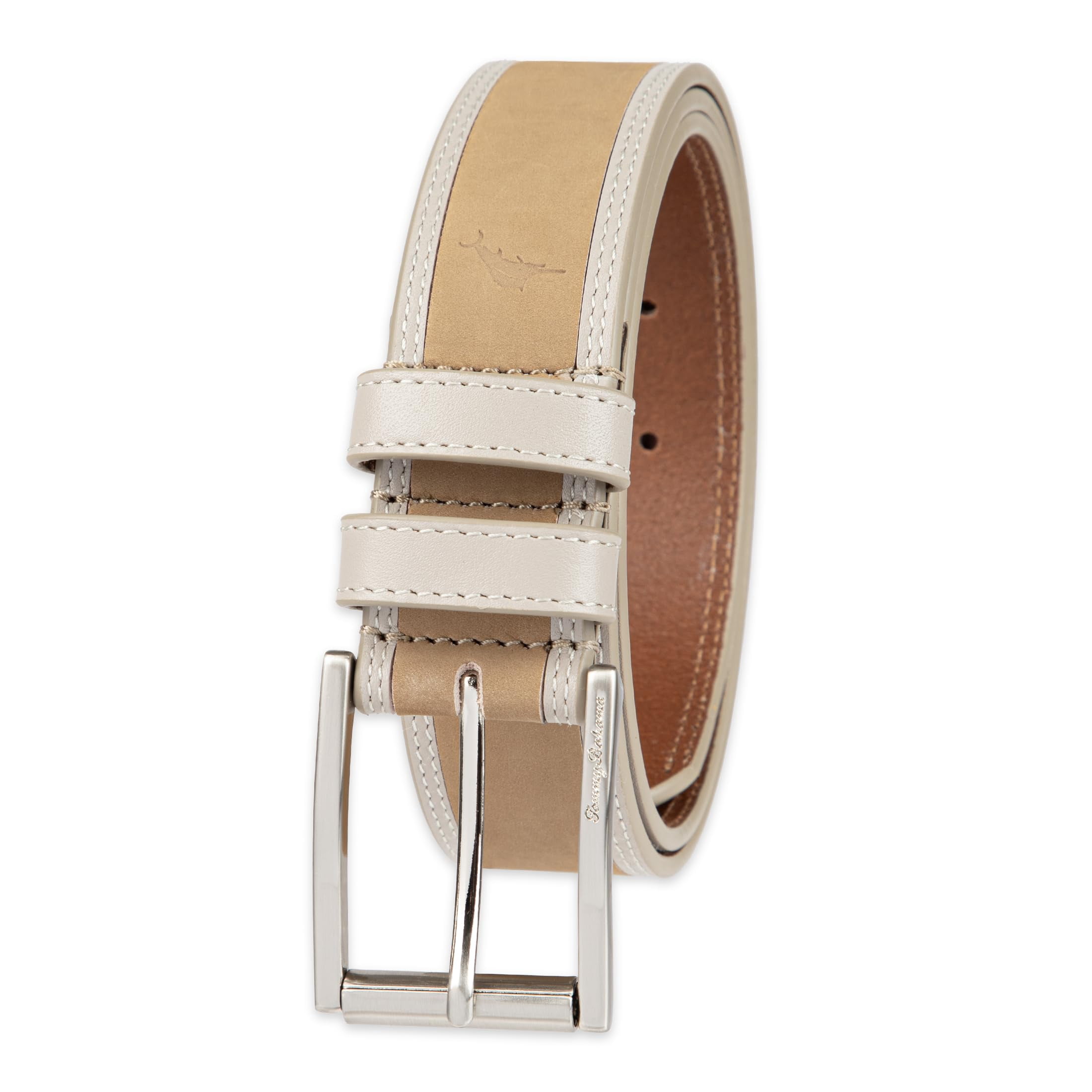 Belt Tommy Bahama Two-Tone Double Loop Dress Khaki Men