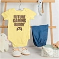 thumbnail image 3 of Future Gaming Buddy Gamer Dad Joke Romper Boys or Girls Infant Baby Brisco Brands 12M, 3 of 6
