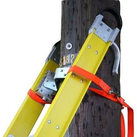 Levelok Ladder Saftey Strap - Top of Ladder - 375 lb Duty Rated - Model LSS-150-ORH - 9' Length