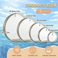 thumbnail image 3 of AUDeals Ocean Drum Set 4/6/8/10/12-Inch Sound Therapy Instrument with Hardwood Frame, Natural Colored Water Drum for Meditation Yoga & Relaxation, 3 of 9