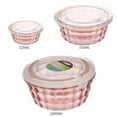 thumbnail image 2 of Hyknon Bento Box Straw Fresh-keeping Bowl With Lid Household Microwaveable Round Bento Box Lunch Bento Lunch Box with Compartment, 2 of 3