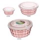 thumbnail image 3 of Straw Fresh-keeping Bowl With Lid Household Microwaveable Round Bento Box Lunch, 3 of 4