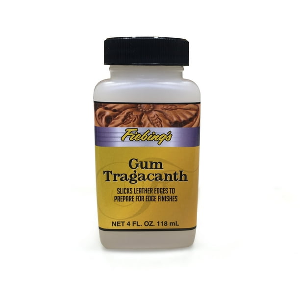 Fiebing's Gum Tragacanth for Edge Burnishing and Finishing 4 oz