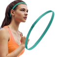 thumbnail image 2 of Kaonry Fitness Headband, Men'S and Women'S Sweat-Wicking Sports Headband, Dark Green.， Striped Headband, Sports Hair Band Elastic Thin Headband Yoga Workout Headband, 2 of 3
