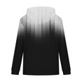 thumbnail image 4 of YLSDY Mens Fleece Hoodies Gradient Color Pullover Long Sleeve Cowlneck Hooded Sweatshirt Comfy Drawstring Hooded Tops Gray XXL, 4 of 6