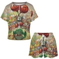 thumbnail image 3 of Plants Vs Zombies Women Pajamas Set Loungewear Sleepwear 2 Piece PJ Sets, 3 of 8