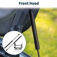 thumbnail image 3 of Soportes de elevación únicos Bargains para Ford Focus MK3 2012-2018, resorte de gas para el capó delantero negro con soporte de montaje, junta, 2 juegos, 3 of 7
