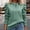 Green, variant on Women's Hoodies Drawstring Puff Long Sleeve Casual Pullover Sweatshirt Solid Hooded Sweatshirt Pullover Tops Blouse Army Green 4