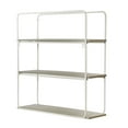 thumbnail image 4 of Sagebrook Home Metal Wood 3 Tier Wall Shelves, Storage and Display, Gray and White, 18 L x 6 W x 19 H Inches, 4 of 5