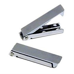 RV Designer Door Catch E2151 Use To Keep RV Baggage Doors Open; Square Style; 2-1/2 Inch x 1/2 Inch; Stainless Steel; With Screws