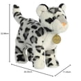 thumbnail image 2 of Peluche Aurora Miyoni Leopardo de Nieve 25.4cm, 2 of 6