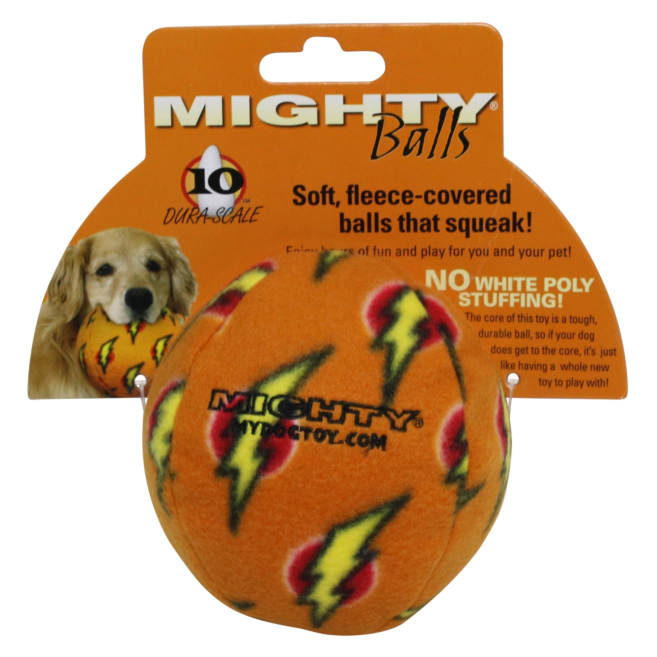 Mighty Ball Medium Orange, 2-Pack Dog Toys