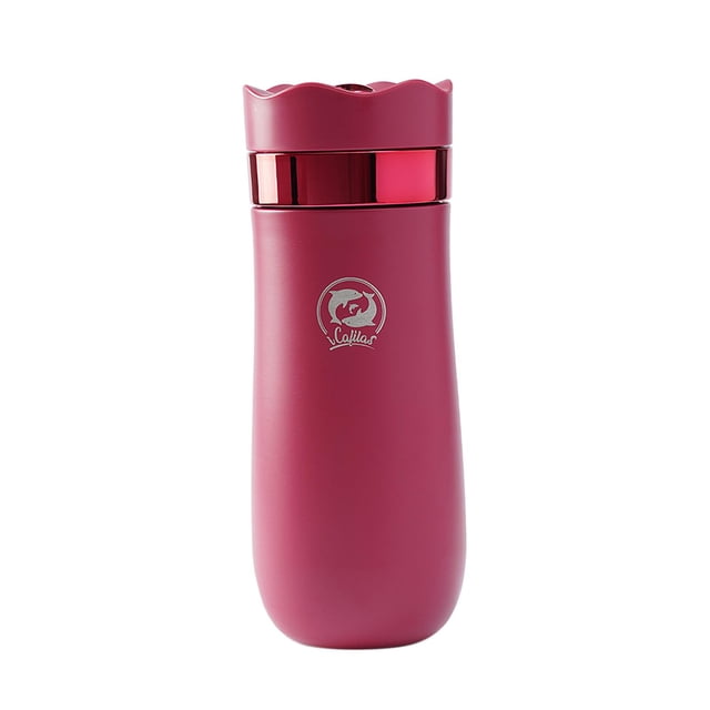 Taza de viaje taza de café aislada con tapa a prueba de fugas taza de café Portale reutilizable vaso aislado para oficina viajes al aire libre , Rojo