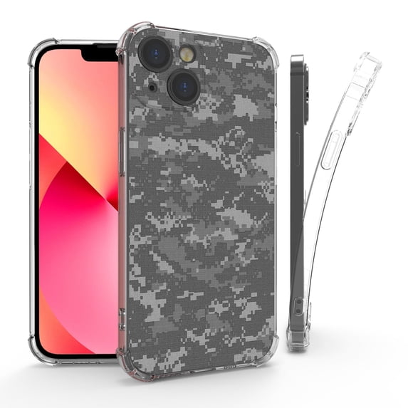 Flex Gel Camera Cover Designed For Apple iPhone 14 6.1" Case Transparent Clear