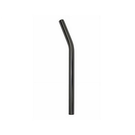 Alta Lay-Back Steel Seatpost W/O Support Steel Black (22.2mm)