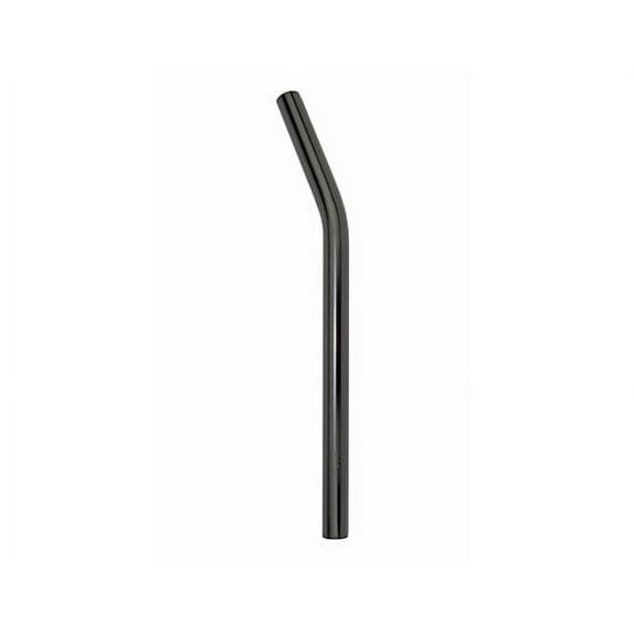 Alta Lay-Back Steel Seatpost W/O Support Steel Black (22.2mm)
