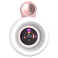thumbnail image 2 of 2X LED Lente de Teléfono Anillo de Luz Selfie Luz de Relleno para Teléfono Móvil Lámpara Macro HD Regulable Anillo de Luz de Belleza Oro Rosa, 2 of 8