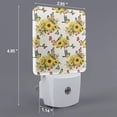 thumbnail image 2 of Uemuo Bird Sunflowers Night Light, Night Lights Plug into Wall, Dusk to Dawn Sensor Warm White Led Night Light 0.5W-UK, 2 of 9