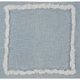 thumbnail image 5 of Laddha Home Designs Geometric Bordered Loomed Square Cotton Throw Pillow Cover - 20" - Sky Blue and, 5 of 8