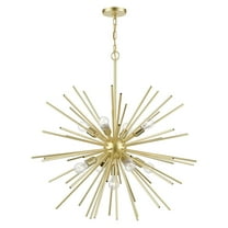 Livex Lighting - Tribeca - 9 Light Foyer Pendant In Sculptural Style-34.38