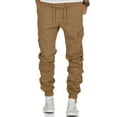 thumbnail image 2 of Vedolay Men's Pants Straight Type Fitness Pants Casual Pants 2023 Khaki,XL, 2 of 2