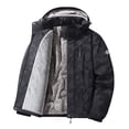 thumbnail image 1 of Xihbxyly Chaqueta con Capucha para Hombre, Elegante Abrigo Ajustado, Prenda Exterior de Tejido Suave y Cómodo, Práctico Diseño de Bolsillo con Cremallera, Ideal para Uso Deportivo Al Aire Libre, Impr, 1 of 4