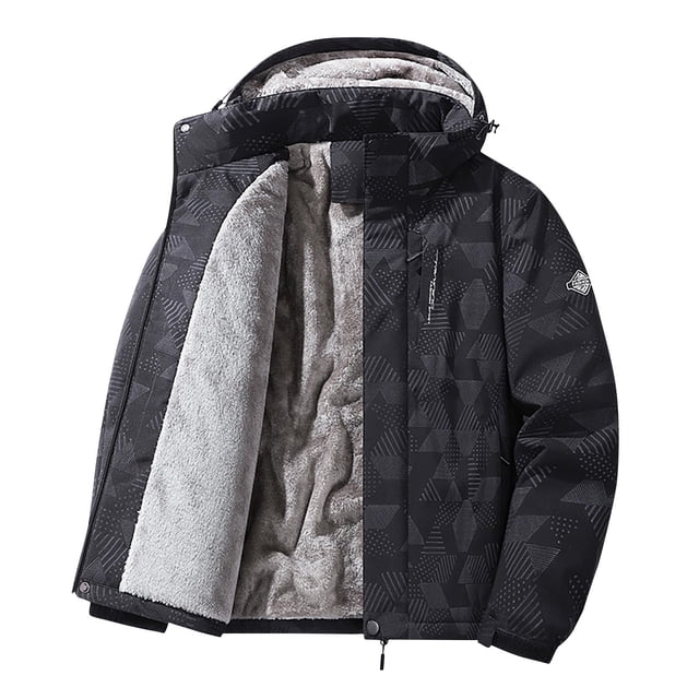 Xihbxyly Chaqueta con Capucha para Hombre, Elegante Abrigo Ajustado, Prenda Exterior de Tejido Suave y Cómodo, Práctico Diseño de Bolsillo con Cremallera, Ideal para Uso Deportivo Al Aire Libre, Impr